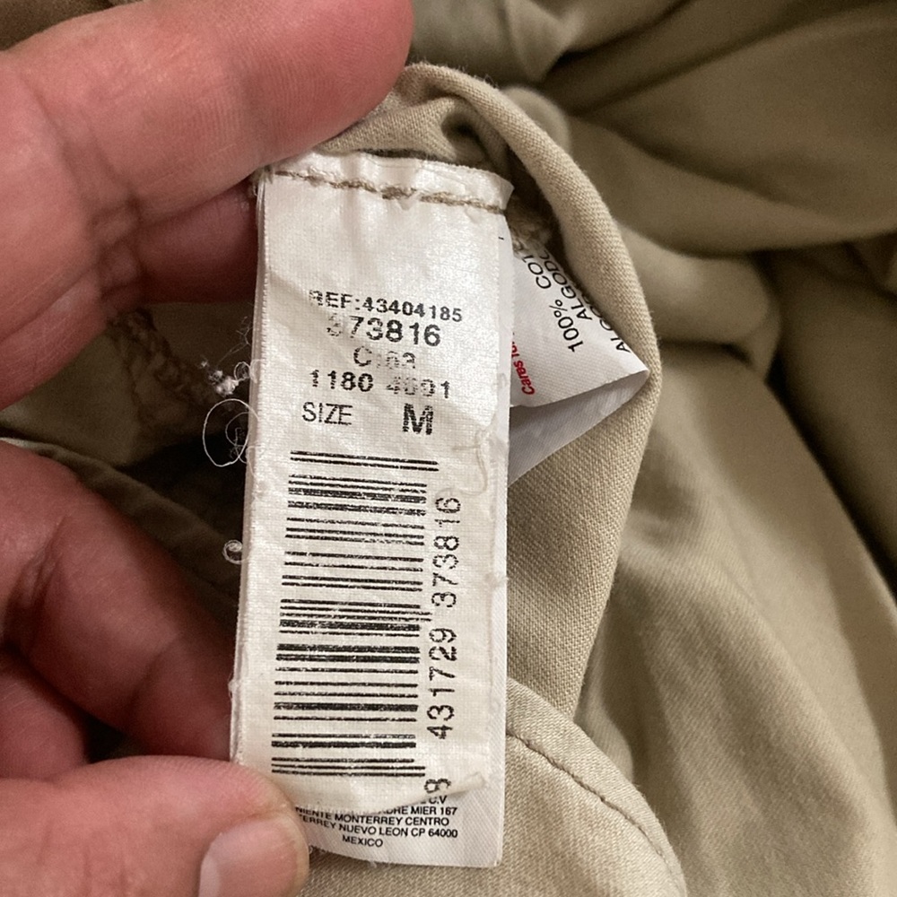 MNG  casual dress short sleeve cotton Beige pocket collared Size M - Picture 14 of 16